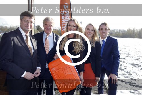 Amsterdam 12 november 2015
Presentatie koffers van de NOC NSF van princess voor Rio 2016 bij restaurant het Bosch.
Jan  Peter Balkenende, Andre Bolhuis, Inge de Bruijn, Florentine en Tim Ouborg