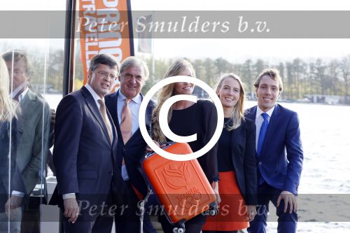 Amsterdam 12 november 2015
Presentatie koffers van de NOC NSF van princess voor Rio 2016 bij restaurant het Bosch.
Jan  Peter Balkenende, Andre Bolhuis, Inge de Bruijn, Florentine en Tim Ouborg