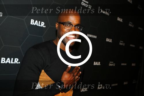 Amsterdam 29 oktober 2015 
Presentatie nieuwe samsung smart watch in samenwerking met BALR. in the harbour club.
Jandino Asporaat
