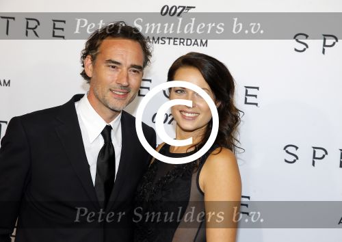 Amsterdam 28 oktober 2015
Premiere James Bond spectre in Tuschinski.
Jeroen Nieuwenhuize met vriendin