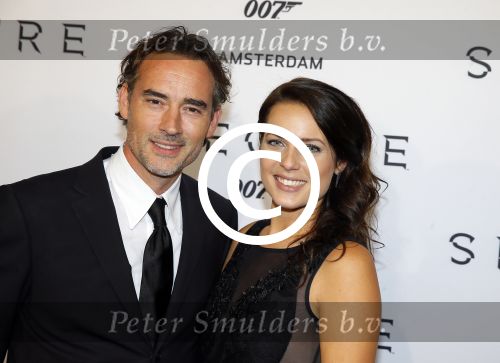 Amsterdam 28 oktober 2015
Premiere James Bond spectre in Tuschinski.
Jeroen Nieuwenhuize met vriendin