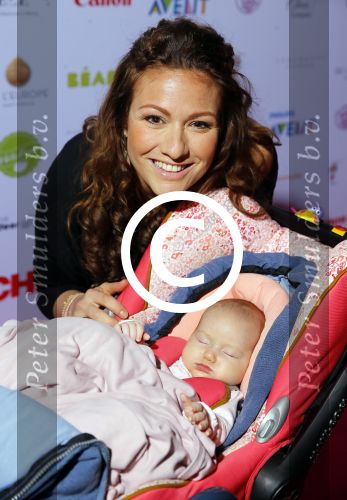 Amsterdam 29 oktober 2015
Mom\'s moment in hotel l europe. Jessica Mendels met baby