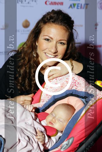 Amsterdam 29 oktober 2015
Mom\'s moment in hotel l europe. Jessica Mendels met baby