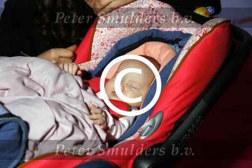 Amsterdam 29 oktober 2015
Mom\'s moment in hotel l europe. Jessica Mendels met baby