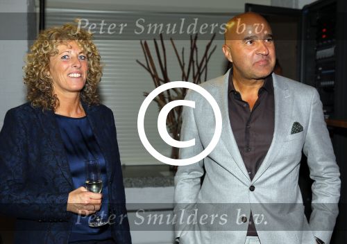 Amsterdam 16 oktober 2015 
Boekpresentatie John v d Heuvel bij de telegraaf. John met zijn vrouw
