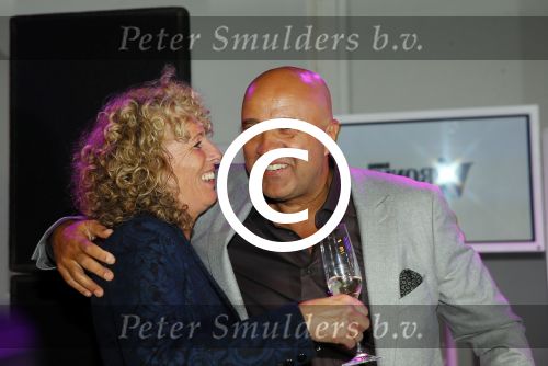 Amsterdam 16 oktober 2015 
Boekpresentatie John v d Heuvel bij de telegraaf. John met zijn vrouw
