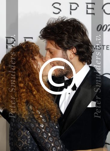 Amsterdam 28 oktober 2015
Premiere James Bond spectre in Tuschinski.
Katja Schuurman met vriend Freek v Noordwijk