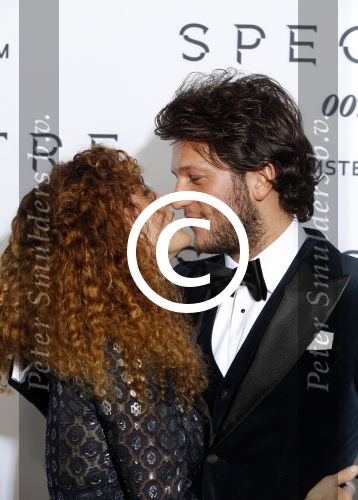 Amsterdam 28 oktober 2015
Premiere James Bond spectre in Tuschinski.
Katja Schuurman met vriend Freek v Noordwijk
