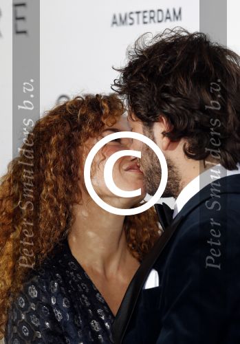 Amsterdam 28 oktober 2015
Premiere James Bond spectre in Tuschinski.
Katja Schuurman met vriend Freek v Noordwijk