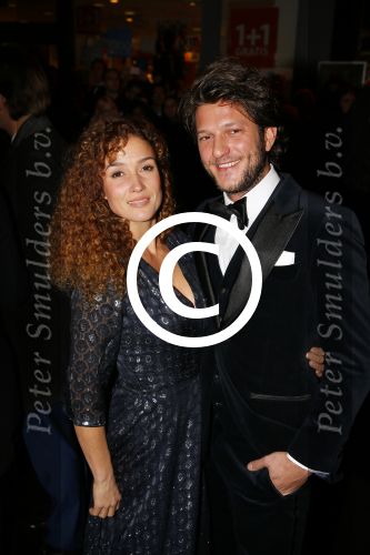 Amsterdam 28 oktober 2015
Premiere James Bond spectre in Tuschinski.
Katja Schuurman met vriend Freek v Noordwijk