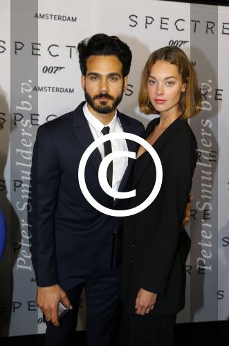 Amsterdam 28 oktober 2015
Premiere James Bond spectre in Tuschinski.
Kay Nambiar met vriendin