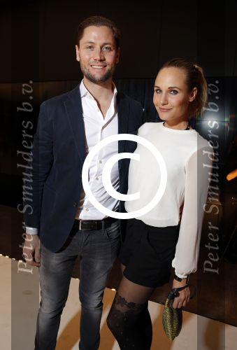 Amsterdam 22 oktober 2015
Opening W hotel in Amsterdam. Kimberley Klaver met man Bas Schothorst