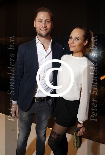 Amsterdam 22 oktober 2015
Opening W hotel in Amsterdam. Kimberley Klaver met man Bas Schothorst