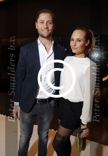Amsterdam 22 oktober 2015
Opening W hotel in Amsterdam. Kimberley Klaver met man Bas Schothorst