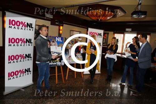 Volendam 29 oktober 2015
Presentatie nieuwe 100%NL met Koos v Plateringen Monique Smit en Tooske Ragas.