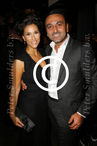 Amsterdam 9 n ovember 2015
Life after football LAF gala in het INK hotel. Kristina Bozilovic met man