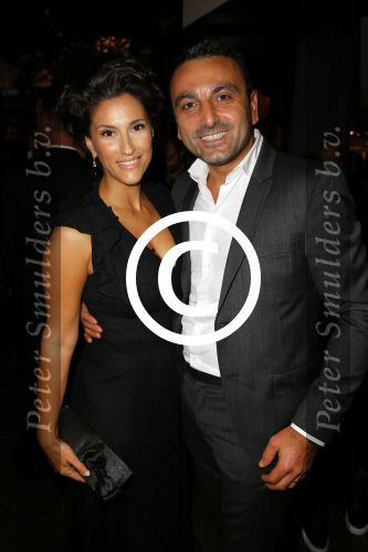 Amsterdam 9 n ovember 2015
Life after football LAF gala in het INK hotel. Kristina Bozilovic met man