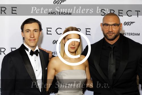Amsterdam 28 oktober 2015
Premiere James Bond spectre in Tuschinski.
Bond girl Lea Seydoux en Dave Bautiste