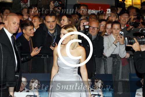 Amsterdam 28 oktober 2015
Premiere James Bond spectre in Tuschinski.
Bond girl Lea Seydoux en Dave Bautiste