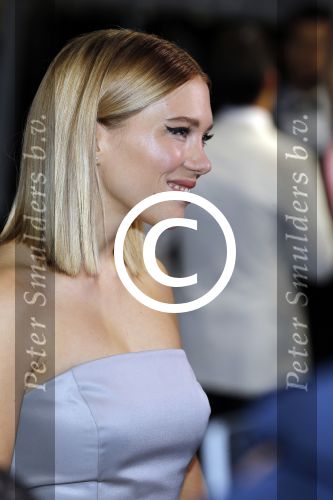Amsterdam 28 oktober 2015
Premiere James Bond spectre in Tuschinski.
Bond girl Lea Seydoux en Dave Bautiste