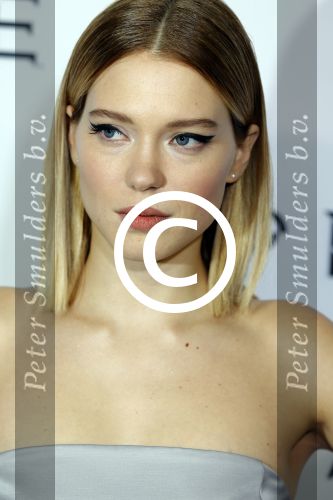 Amsterdam 28 oktober 2015
Premiere James Bond spectre in Tuschinski.
Bond girl Lea Seydoux en Dave Bautiste