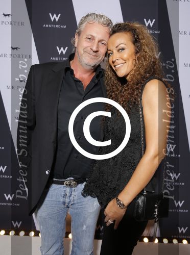 Amsterdam 22 oktober 2015
Opening W hotel in Amsterdam. Mark Teurlings met zijn vrouw Yvette