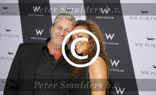 Amsterdam 22 oktober 2015
Opening W hotel in Amsterdam. Mark Teurlings met zijn vrouw Yvette