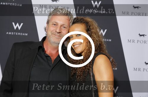 Amsterdam 22 oktober 2015
Opening W hotel in Amsterdam. Mark Teurlings met zijn vrouw Yvette