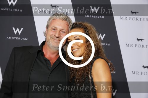 Amsterdam 22 oktober 2015
Opening W hotel in Amsterdam. Mark Teurlings met zijn vrouw Yvette
