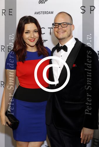 Amsterdam 28 oktober 2015
Premiere James Bond spectre in Tuschinski.
Mascha Feoktistova en partner Gregor