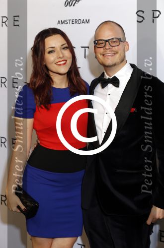 Amsterdam 28 oktober 2015
Premiere James Bond spectre in Tuschinski.
Mascha Feoktistova en partner Gregor