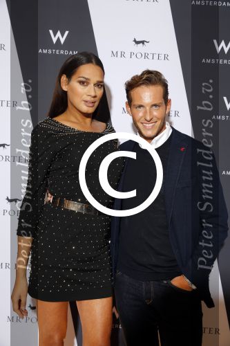 Amsterdam 22 oktober 2015
Opening W hotel in Amsterdam. Morris Nieuwenhuis met Sunny Jansen