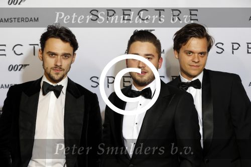 Amsterdam 28 oktober 2015
Premiere James Bond spectre in Tuschinski. nathan Moszkowiczmet vrienden