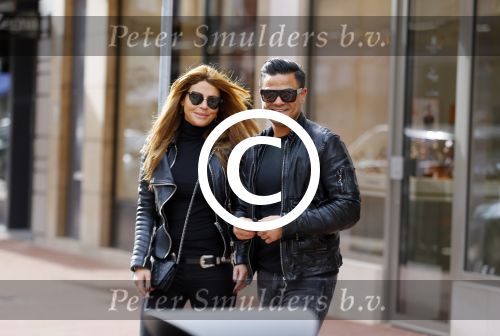 Amsterdam 13 september 2015
Olcay Gulsen met haar verloofde Frans op de pc hooftstraat op scooters