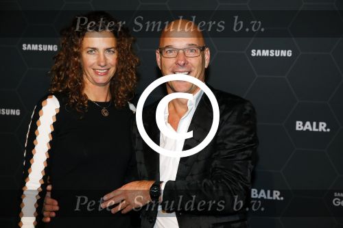 Amsterdam 29 oktober 2015 
Presentatie nieuwe samsung smart watch in samenwerking met BALR. in the harbour club.
Rob Kamphues met vriendin