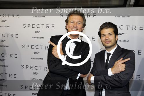 Amsterdam 28 oktober 2015
Premiere James Bond spectre in Tuschinski. Robert met schoonzoon Robert