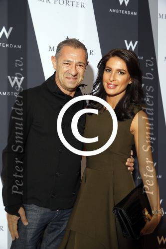 Amsterdam 22 oktober 2015
Opening W hotel in Amsterdam. Roland Kahn met vriendin