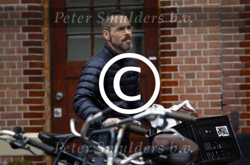 Amsterdam 20 oktober 2015 
Rolf Snoeren op de fiets in Amsterdam.