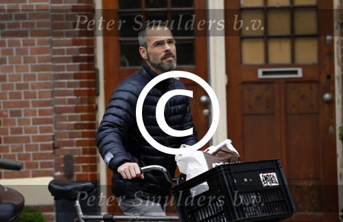 Amsterdam 20 oktober 2015 
Rolf Snoeren op de fiets in Amsterdam.