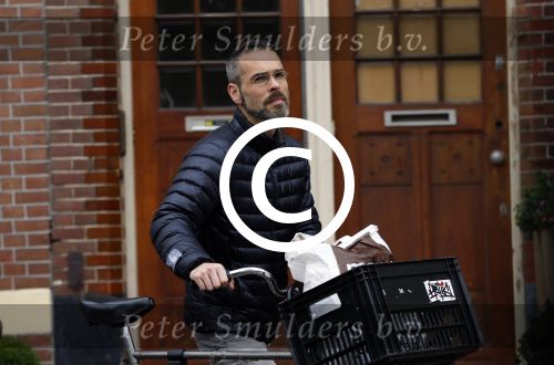 Amsterdam 20 oktober 2015 
Rolf Snoeren op de fiets in Amsterdam.