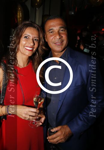 Amsterdam 22 oktober 2015
Opening W hotel in Amsterdam. Ruud Gullit met zijn vriendin Karin