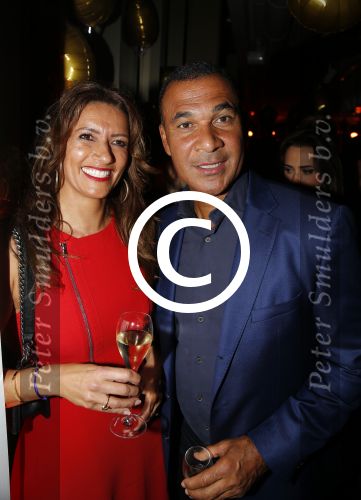 Amsterdam 22 oktober 2015
Opening W hotel in Amsterdam. Ruud Gullit met zijn vriendin Karin