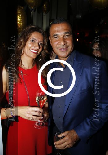 Amsterdam 22 oktober 2015
Opening W hotel in Amsterdam. Ruud Gullit met zijn vriendin Karin