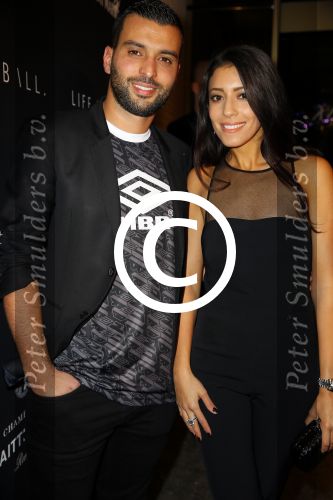 Amsterdam 9 n ovember 2015
Life after football LAF gala in het INK hotel.
Soufian Asafiati met zijn vrouw