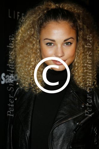 Amsterdam 9 n ovember 2015
Life after football LAF gala in het INK hotel.
 Gregory van der Wiel met zijn vriendin Stephanie Bertram Rose