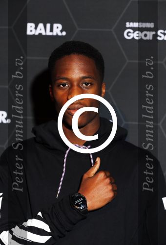 Amsterdam 29 oktober 2015 
Presentatie nieuwe samsung smart watch in samenwerking met BALR. in the harbour club.
Terence Kongolo