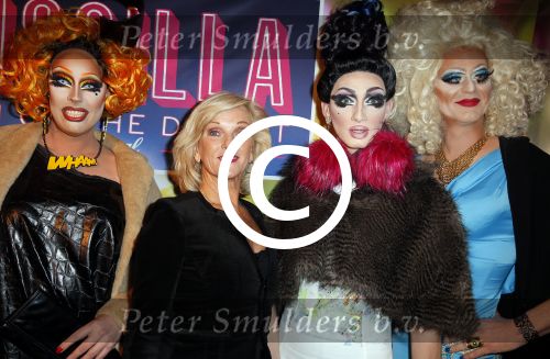 Amsterdam 11 november 2015
Premiere queen of the dessert met oa Jason Donovan Simon Greete Adam Bailey en Philip Childs in carre. Tineke Schouten