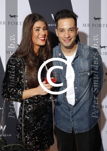 Amsterdam 22 oktober 2015
Opening W hotel in Amsterdam. Valerio Zeno met een kennis
