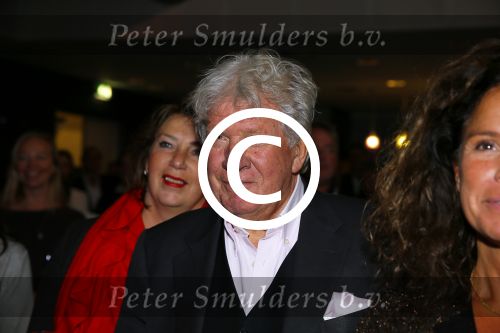 Amsterdam 16 oktober 2015 
Boekpresentatie John v d Heuvel bij de telegraaf. Willibrord Frequin met vriendin