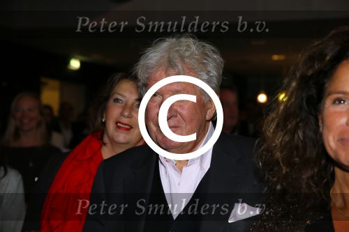 Amsterdam 16 oktober 2015 
Boekpresentatie John v d Heuvel bij de telegraaf. Willibrord Frequin met vriendin
